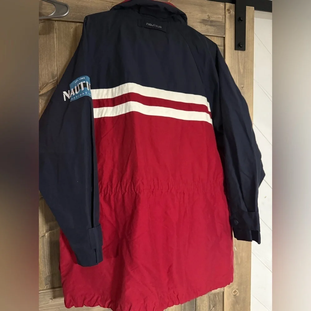 Vintage Nautica Navigation Colorblock Sailing Jacket Men’s Small